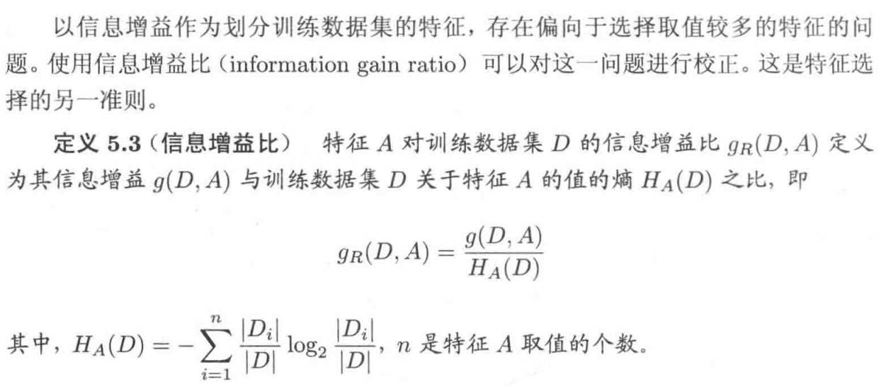 机器学习之——决策树信息增益比计算[程序+例题]-千百度社区