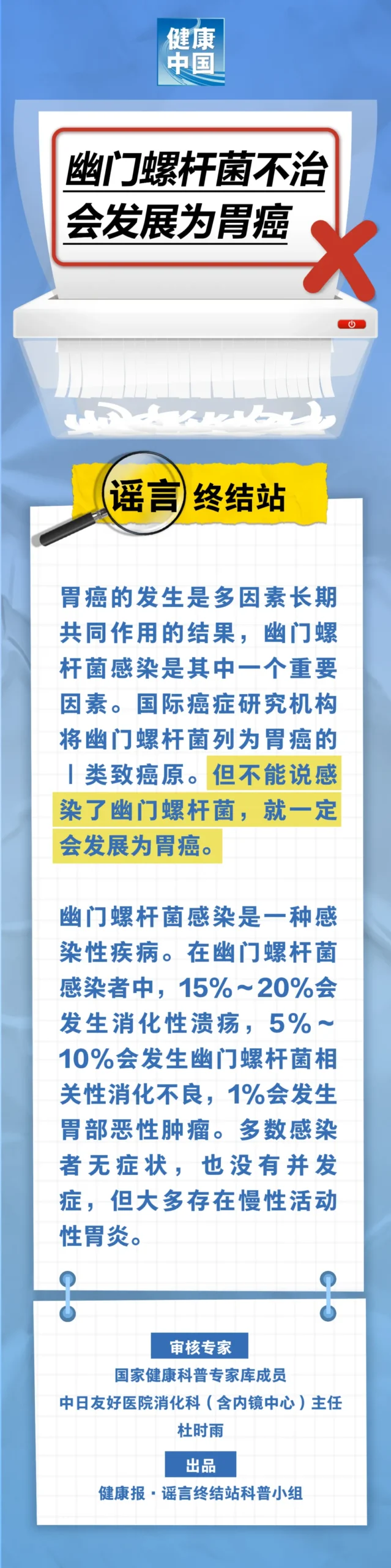 幽门螺杆菌不治，会发展为胃癌……是真是假？ - 千百度社区-千百度社区