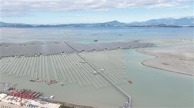 我国首个高风速海域海上光伏项目并网 - 千百度社区-千百度社区